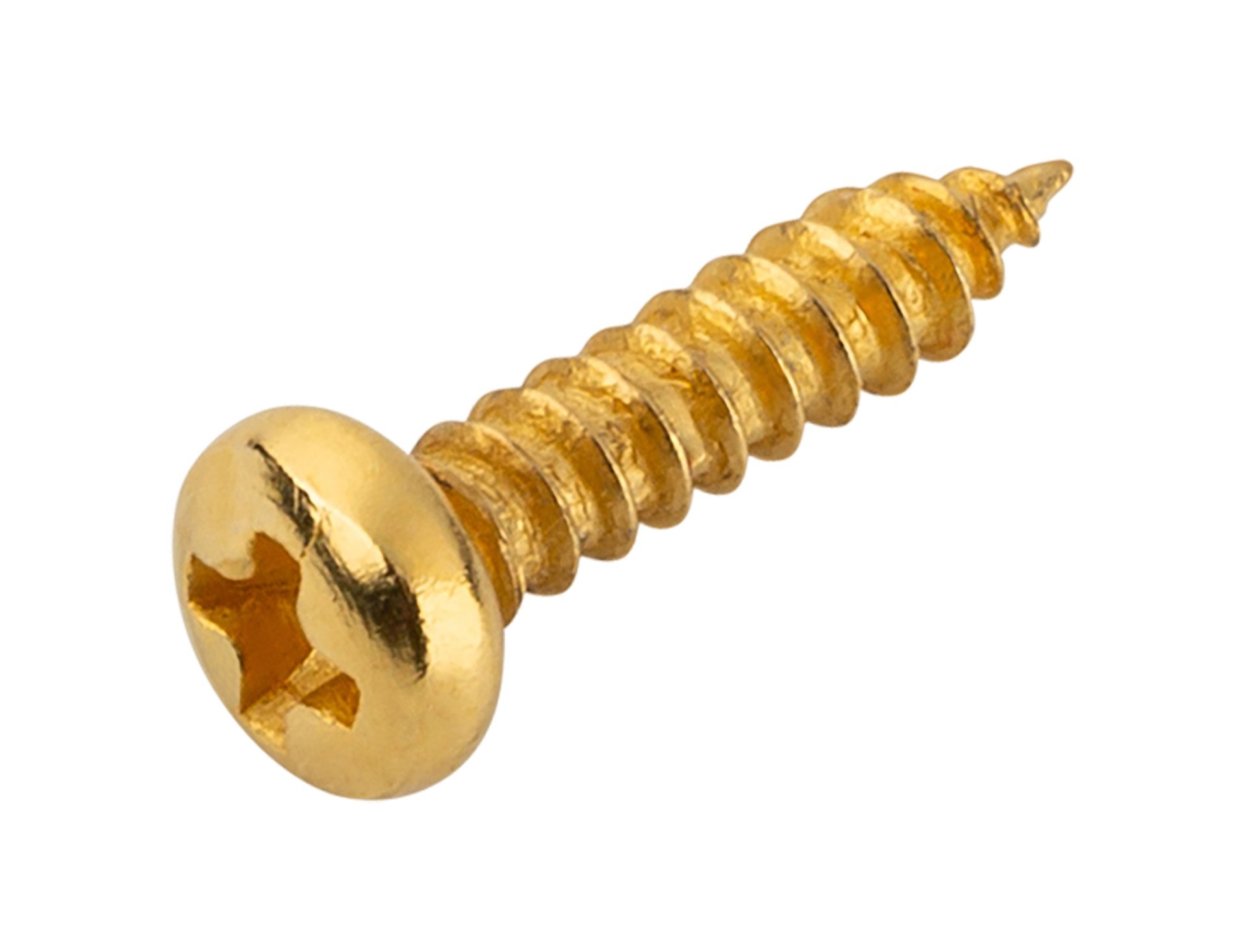Wood Screw for Machine Heads 2.2 mm x 9.5 mm, 6 pcs., - Gold
