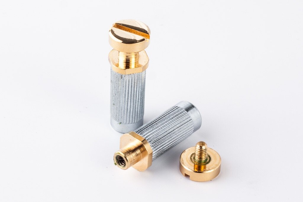 VS1 G Standard Steel Locking Studs (Vintage Series) - Gold