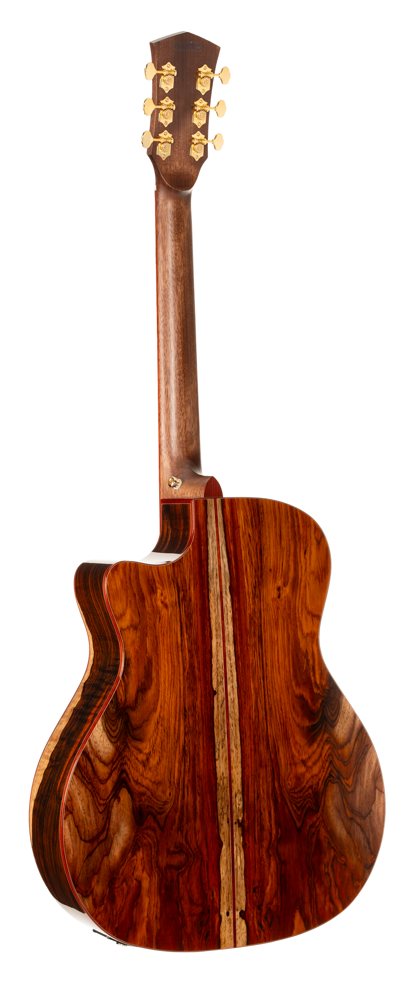 Gold A10 Cocobolo Natur Hochglanz Westerngitarre