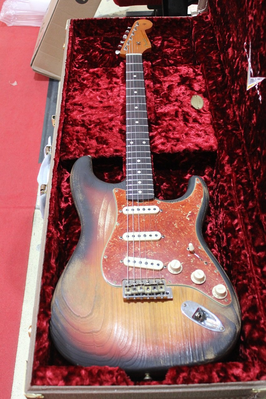 Sand Blast Stratocaster, Heavy Relic, 3-Color Sunburst Masterbuilt by Paul Waller