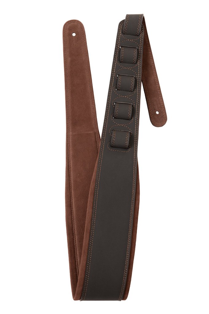 Gitarrengurt Leder Braun