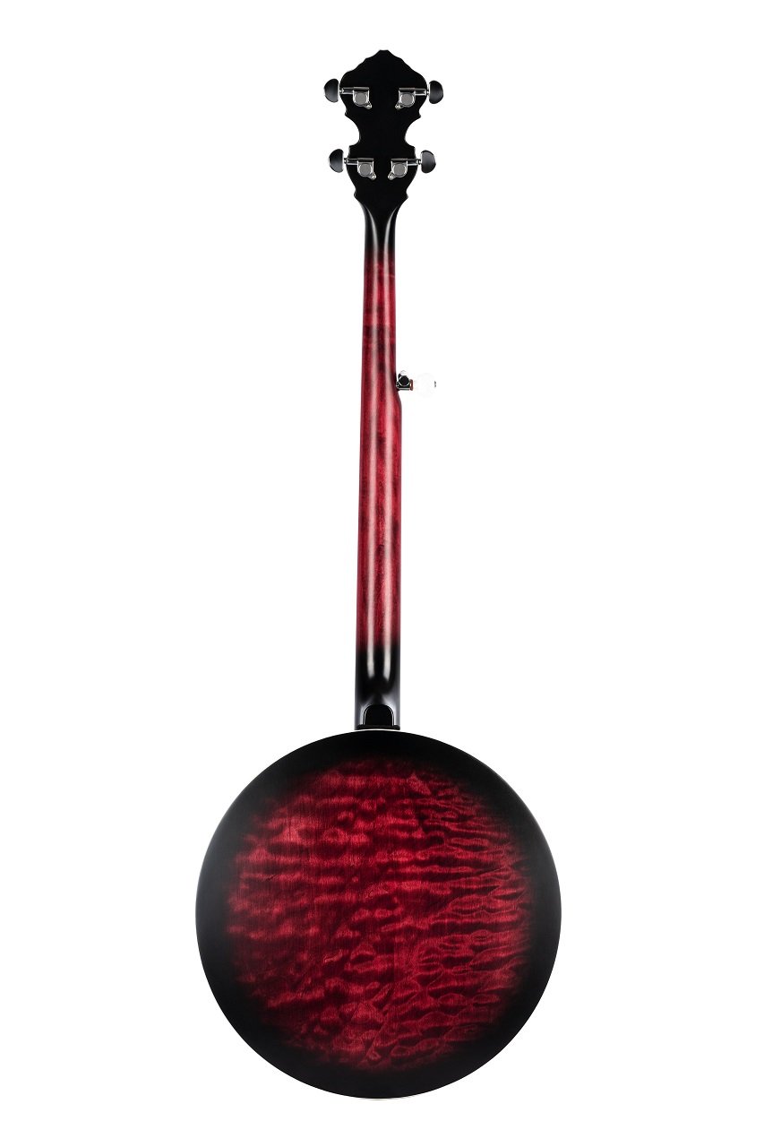 OBJE400TFR Falcon Banjo Fade Red + Gigbag