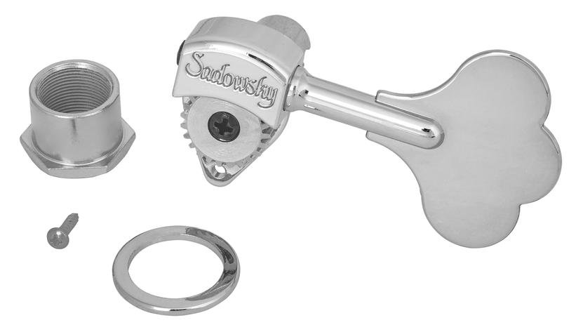 Light Machine Heads with Open Gear, Chrome - Bass Side (Left)