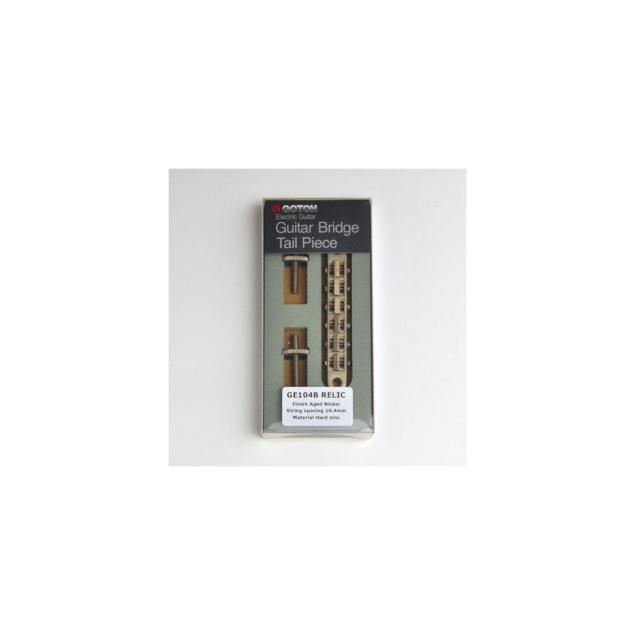 GRBTM Relic Tune-O-Matic Bridge aged nickel