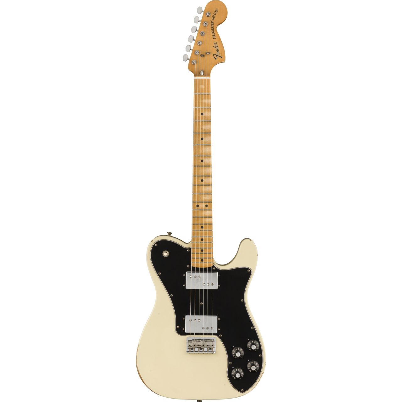 Road Worn '70s Telecaster® Deluxe, Maple Fingerboard, Olympic White