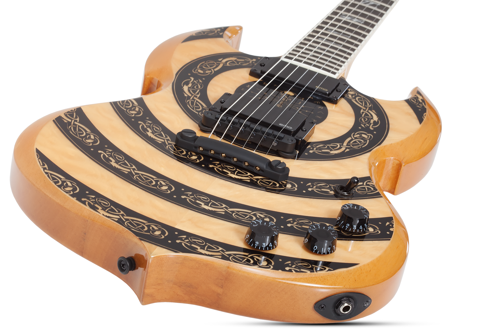 Barbarian Norse Dragon Bullseye Rawtop