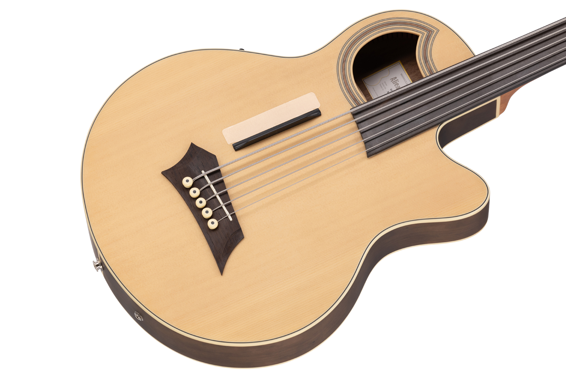 Alien Deluxe Hybrid Thinline, 5-String, Fretless  