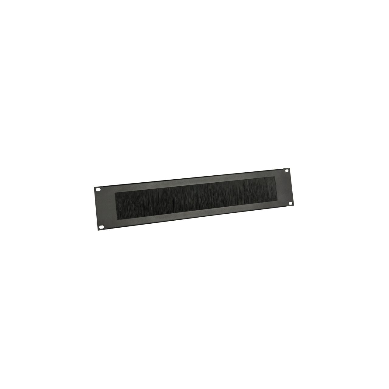19" Parts 87222 BRUSH - Rackblende 2 HE Stahl mit Bürstenleiste