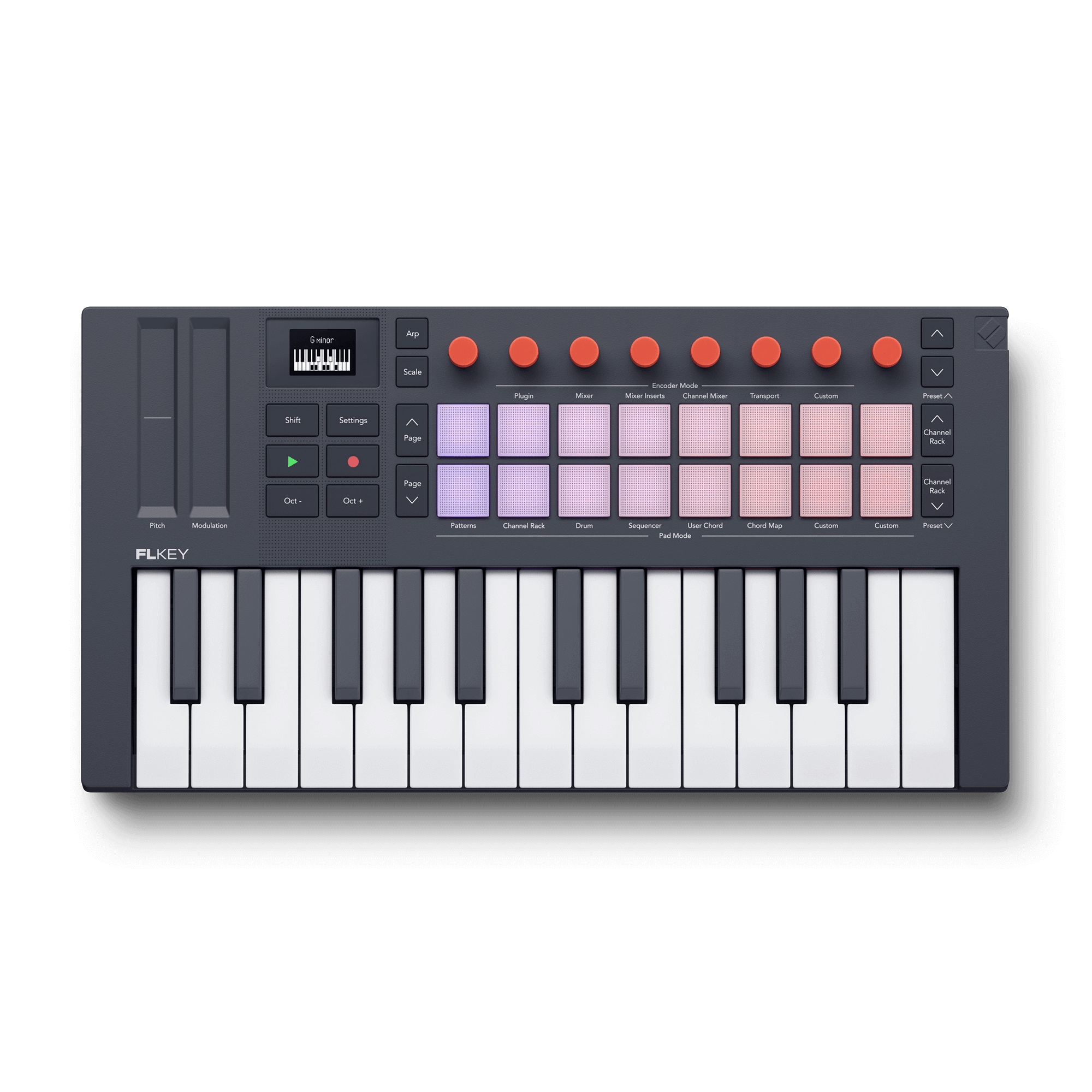 FLkey Mini MK2 25 USB MIDI-Keyboard