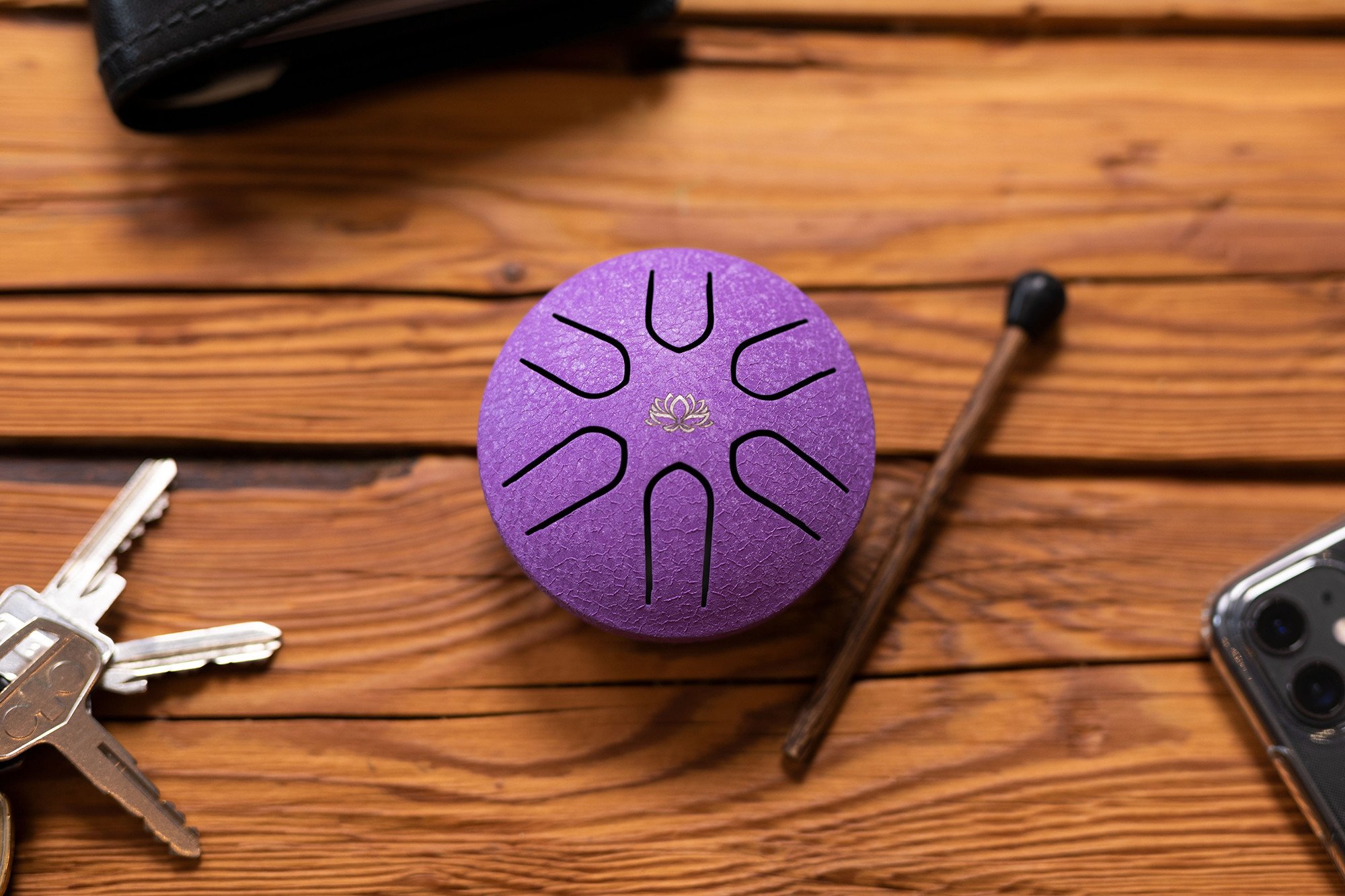 Pocket Steel Tongue Drum - Purple