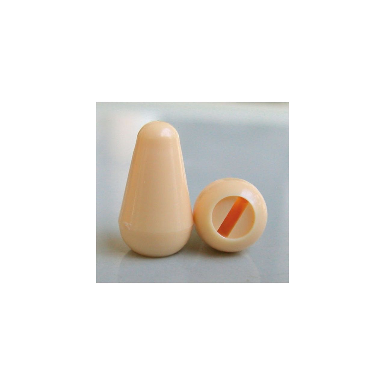 ELK3K Knopf für “F-style”-Schalter, breiter Schlitz, creme