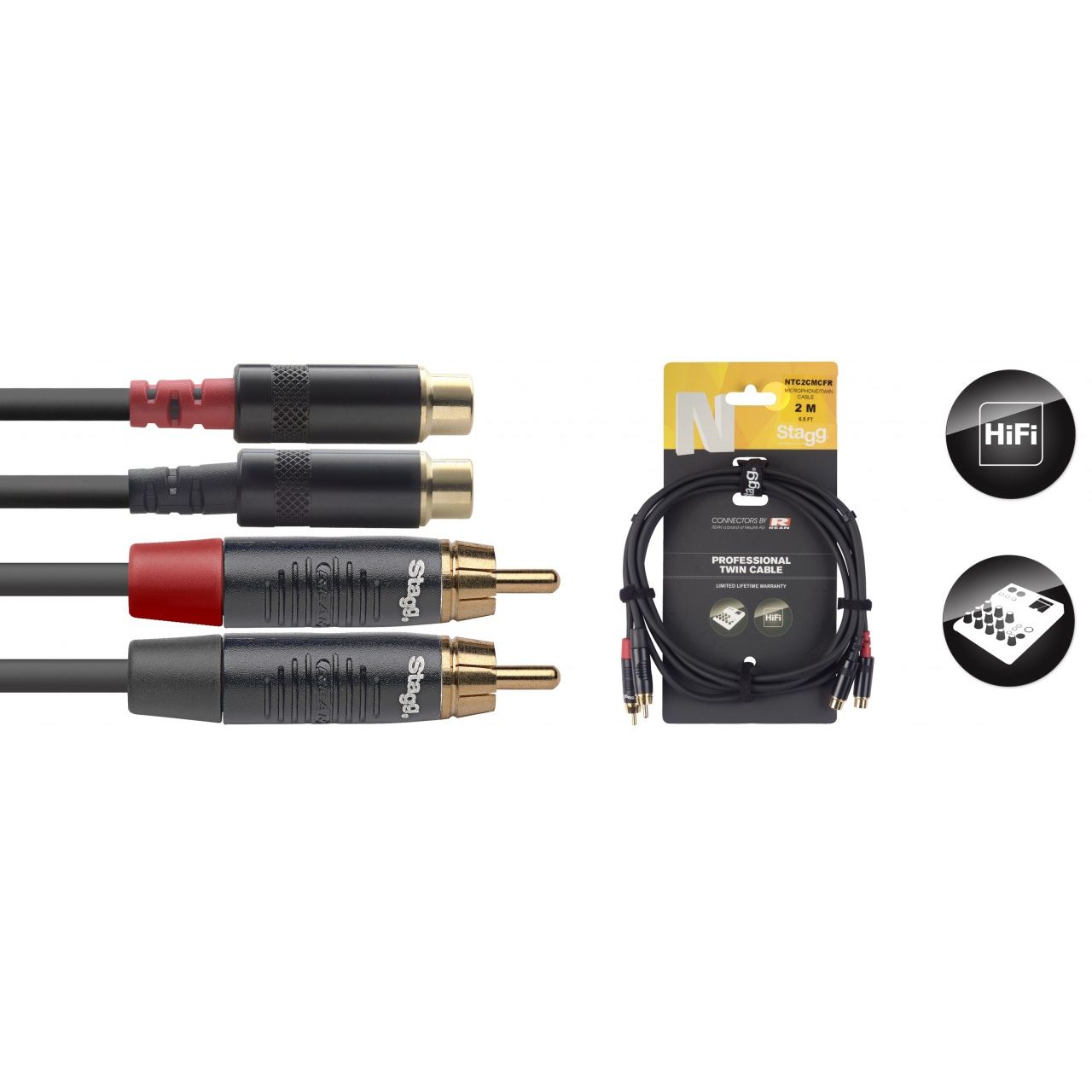 Twinkabel - wCinch/mCinch - 2m