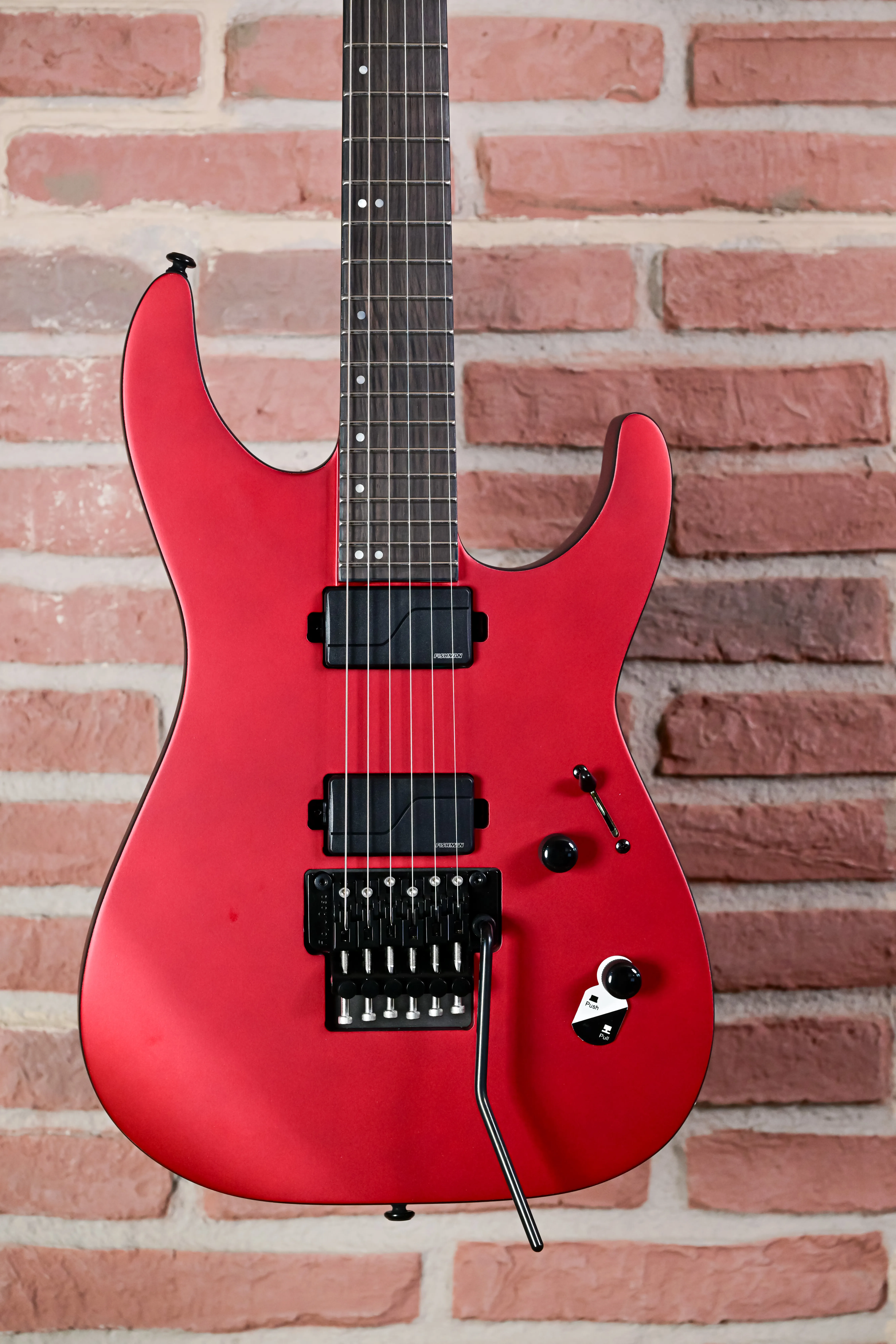 M-1000 CARS Candy Apple Red Satin E-Gitarre