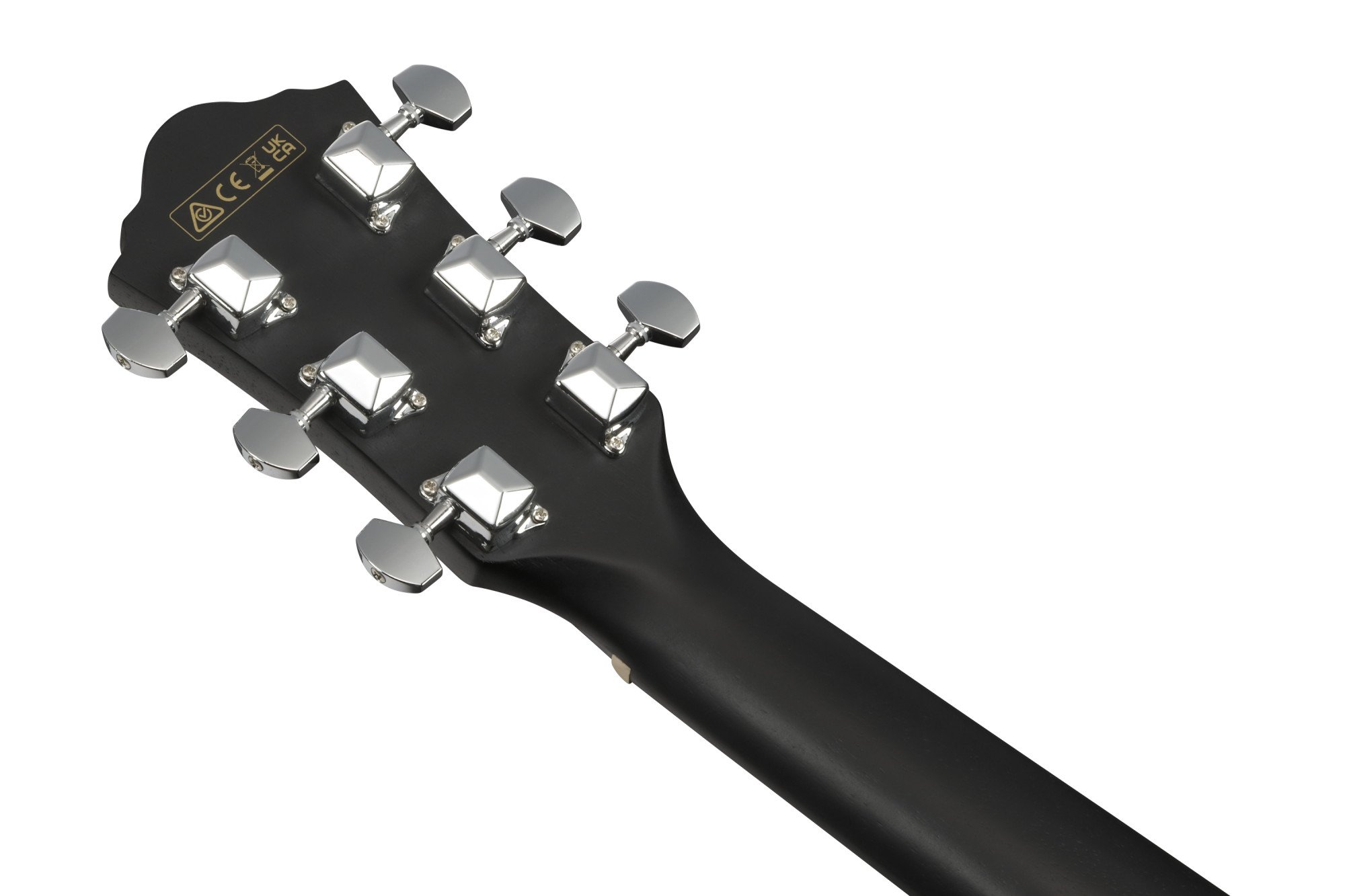 V44CE-WK Westerngitarre Weathered Black Open Pore