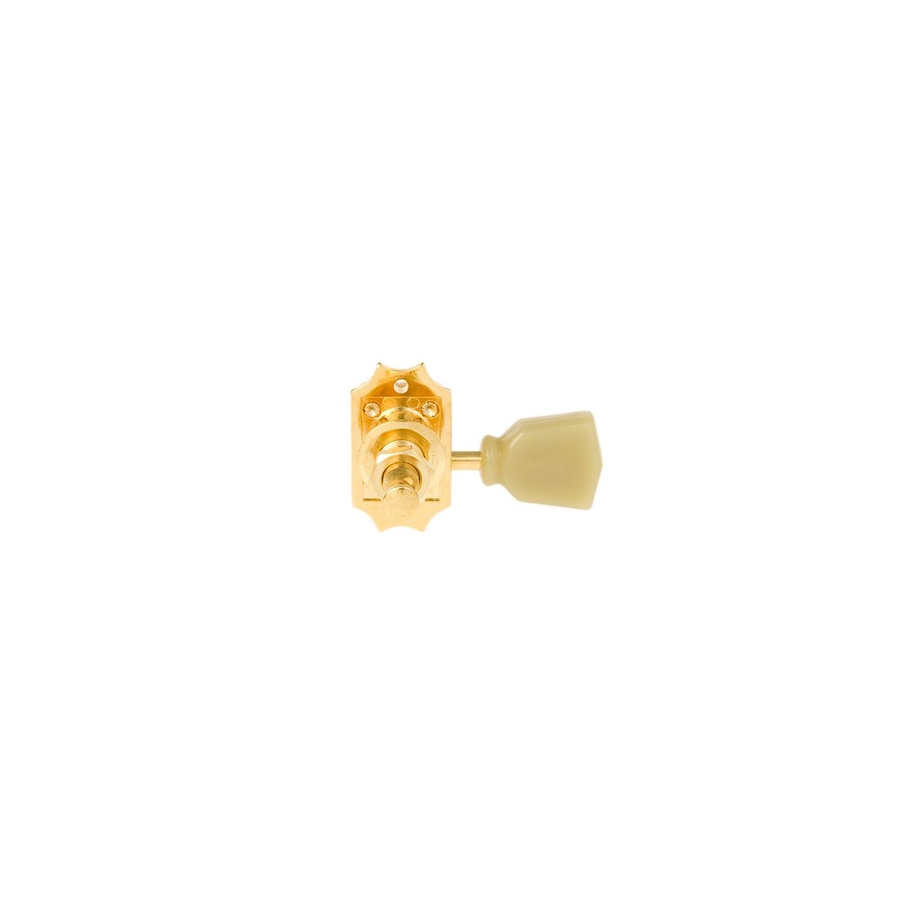 Vintage Machine Heads Gold / Perloid Button