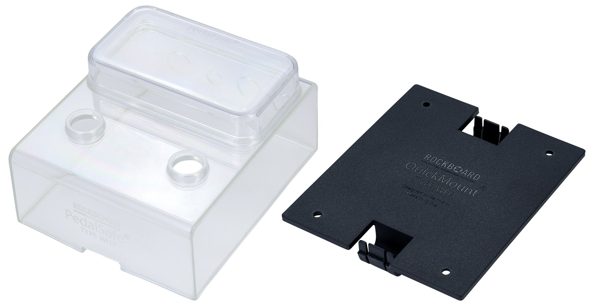 PedalSafe Type WH3 - Protective Cover and Rockboard Mounting Plate for DUNLOP WAY HUGE SupaPuss peda