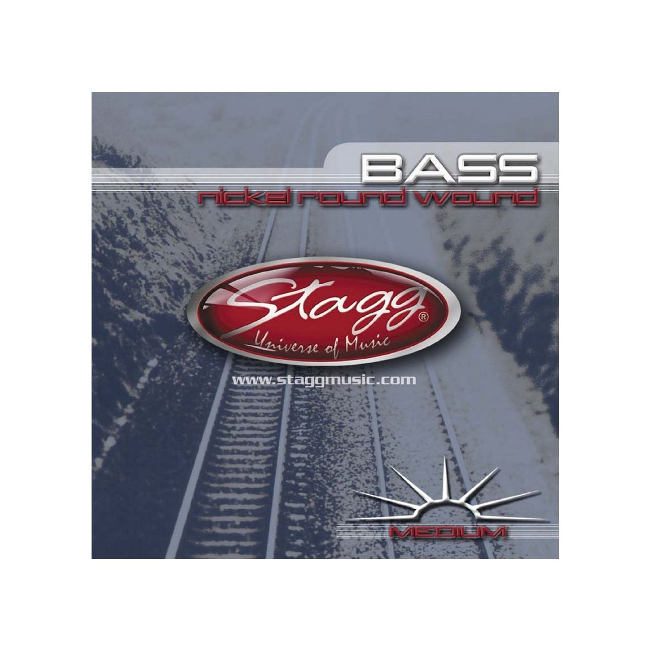 4-STR BASS SET/NI RND WD/MED
