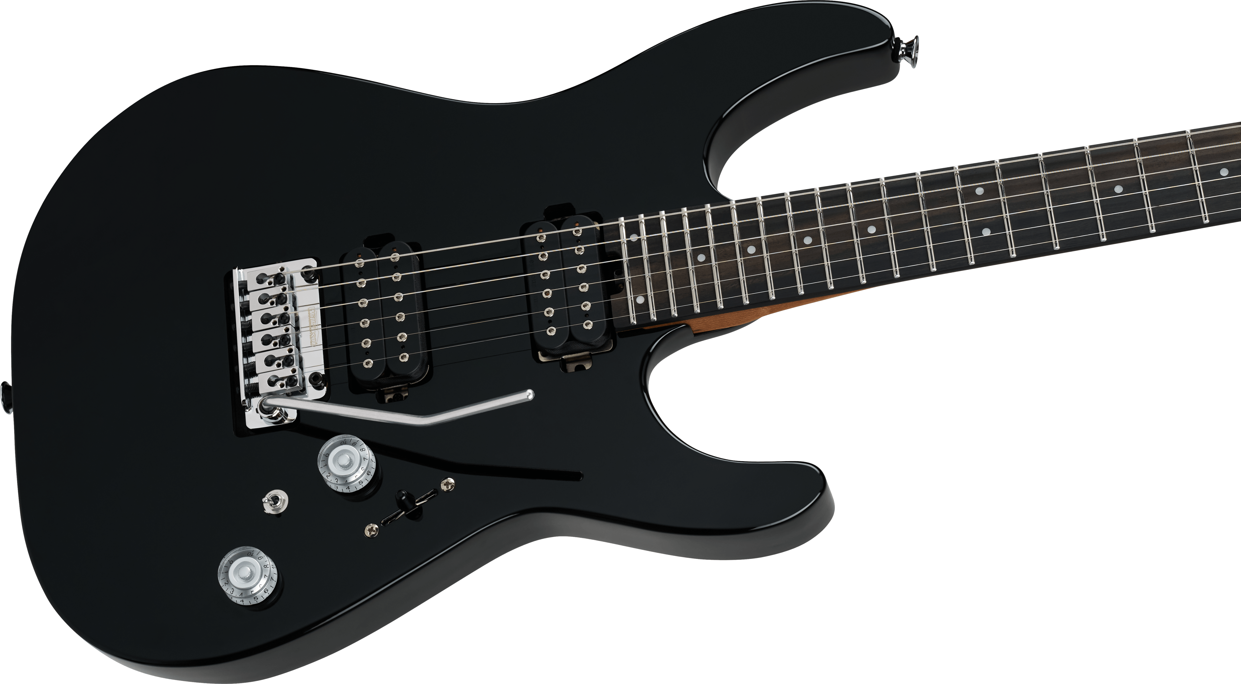 Pro-Mod Plus DK24 HH 2PT EB, Ebony Fingerboard - Raven Black