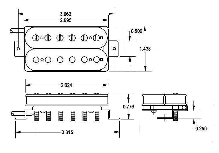  APH-1b Alnico II Pro Bridge Humbucker Reverse Zebra