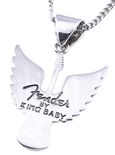by King Baby® Winged Stratocaster Necklace, Alloy