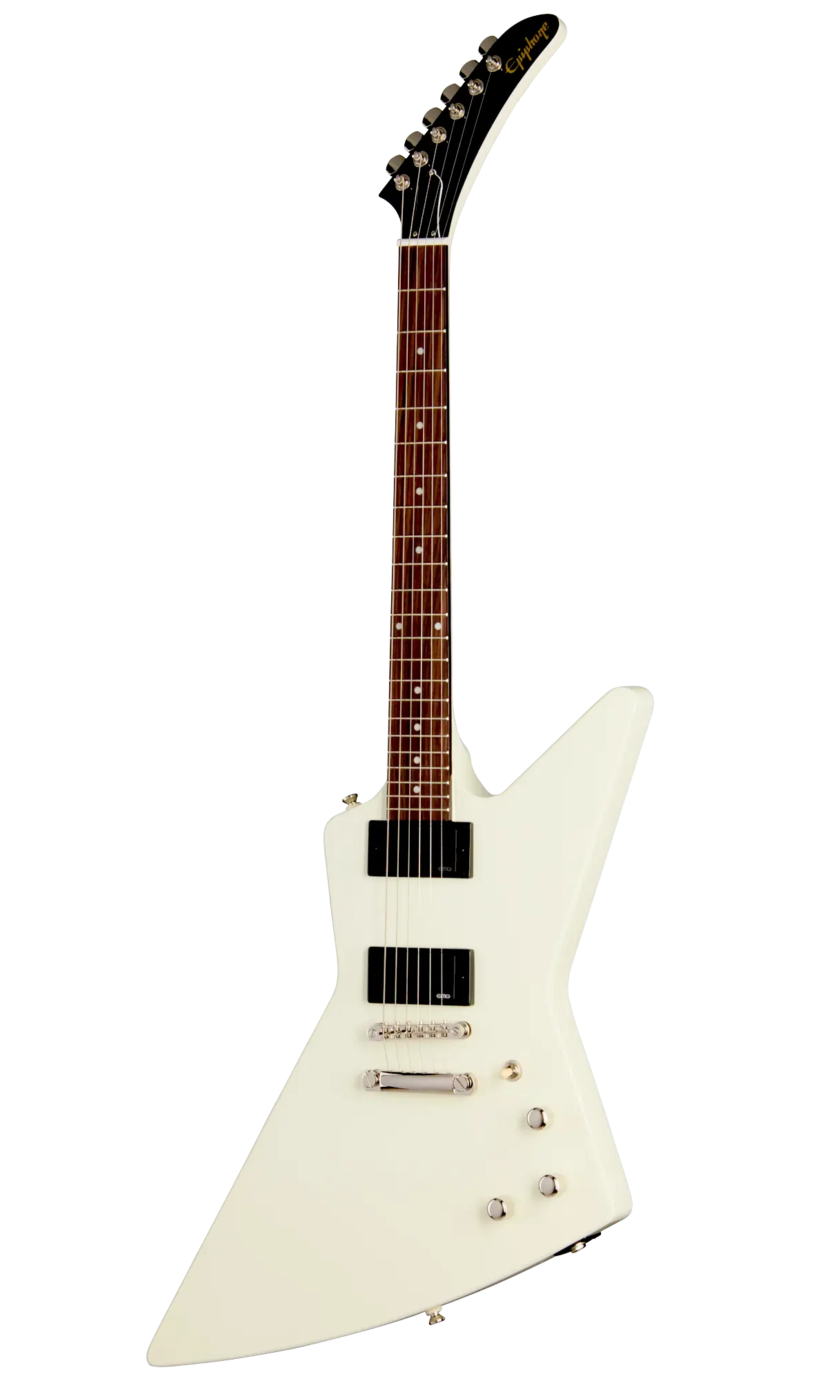 Explorer 80s EMG Classic White