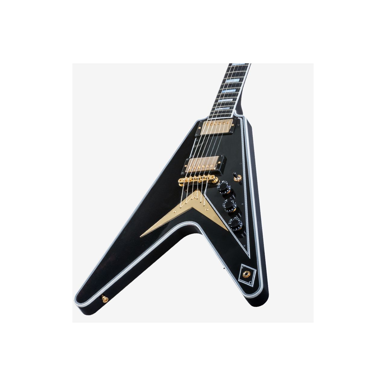 Flying V Custom Ebony GH - E-Gitarre