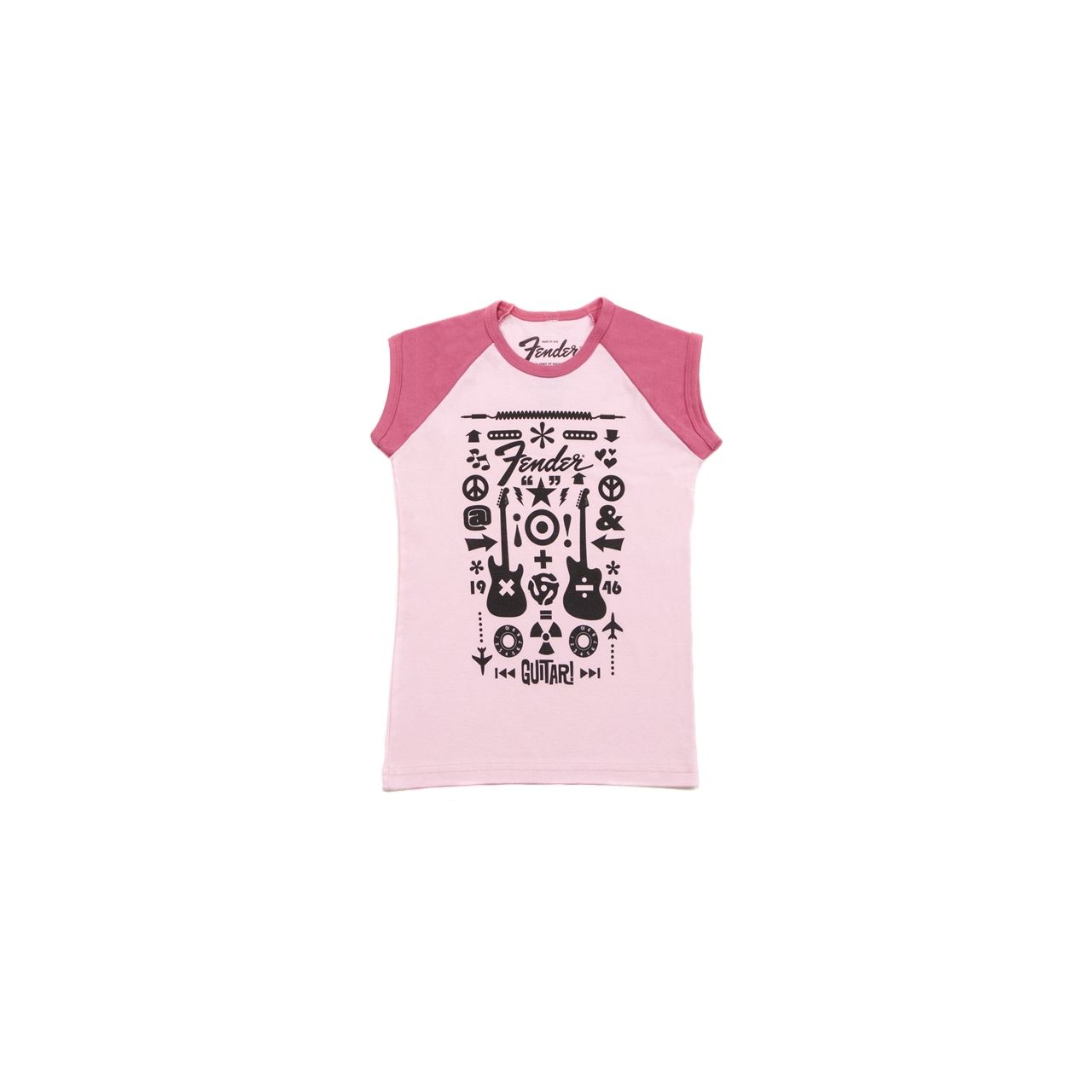 Guitar Formula Youth T-Shirt - Pink (für etwa 10-Jährige)