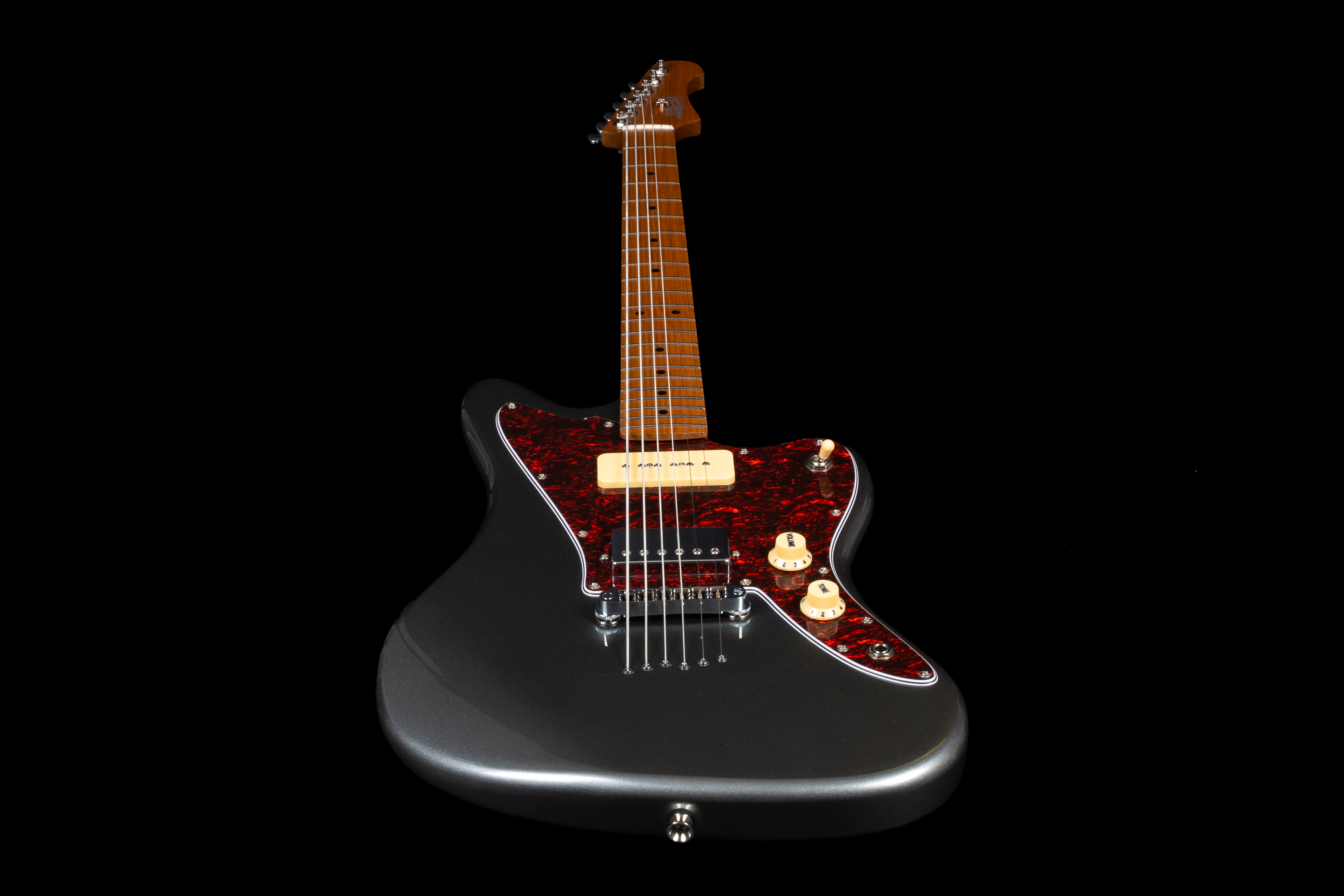 JJ-350 Baritone Charcoal E-Gitarre