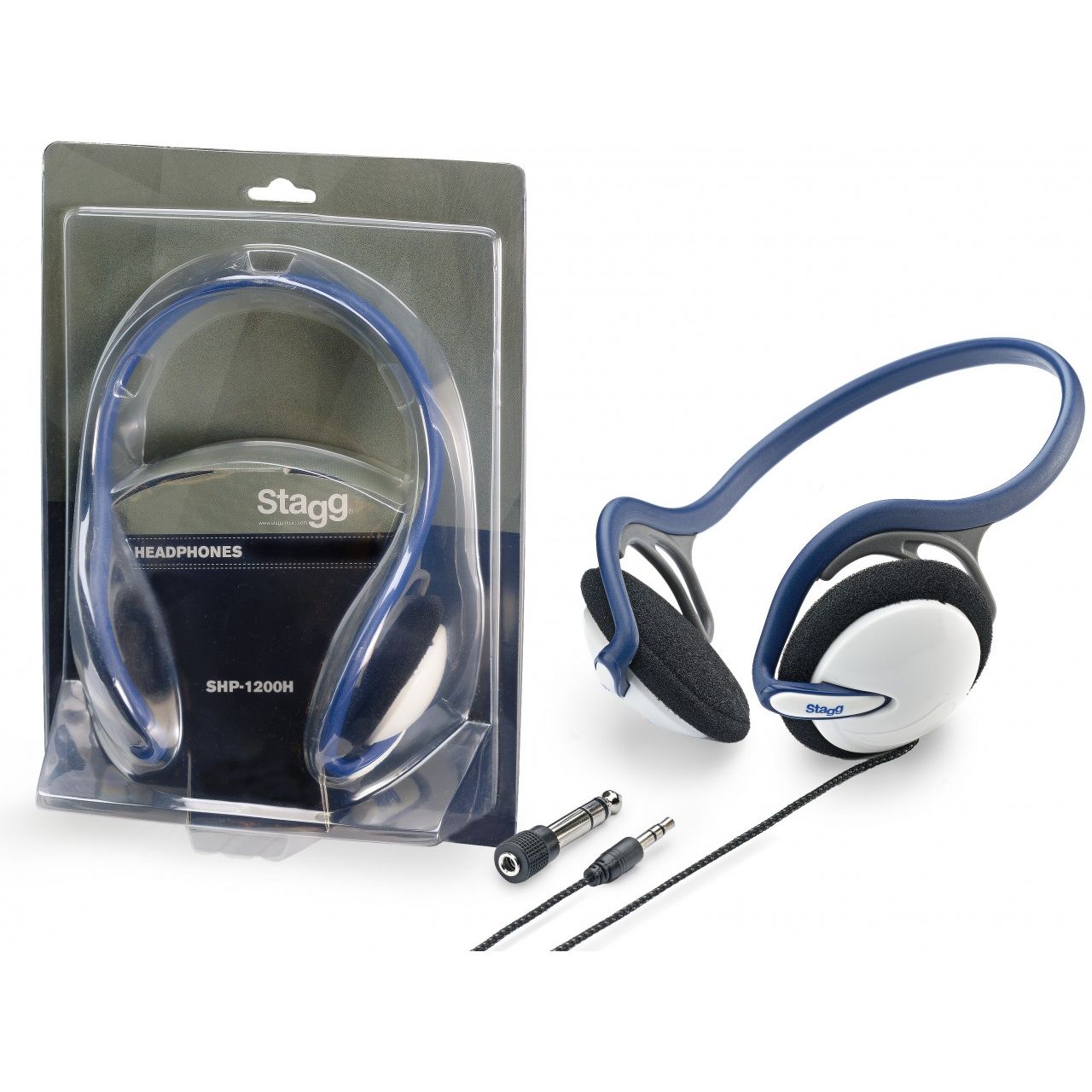 Leichte, Dynamische Stereo Kopfhörer mit Nackenbügel