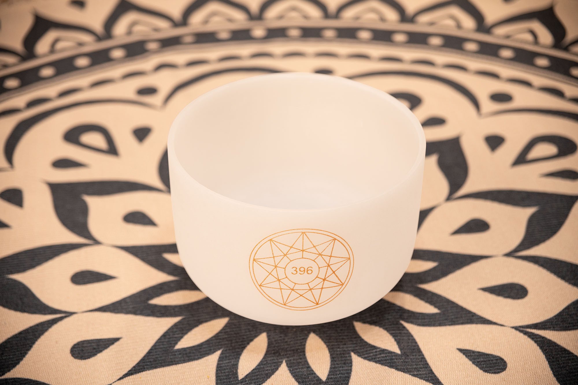 Solfeggio Kristallklangschale 10" - G4/Ut/396 Hz