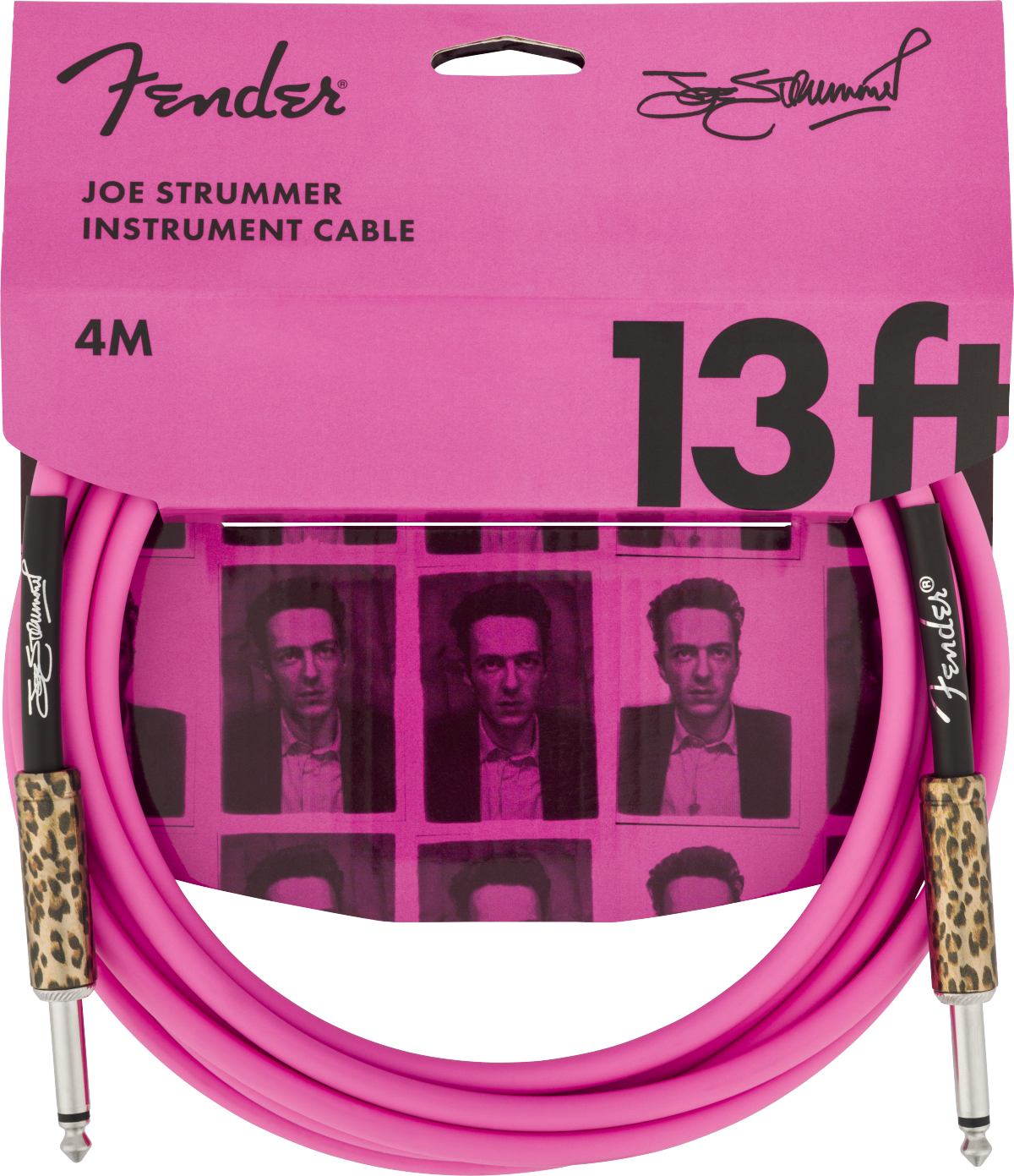 Joe Strummer 4m Cable Pink  Leopard