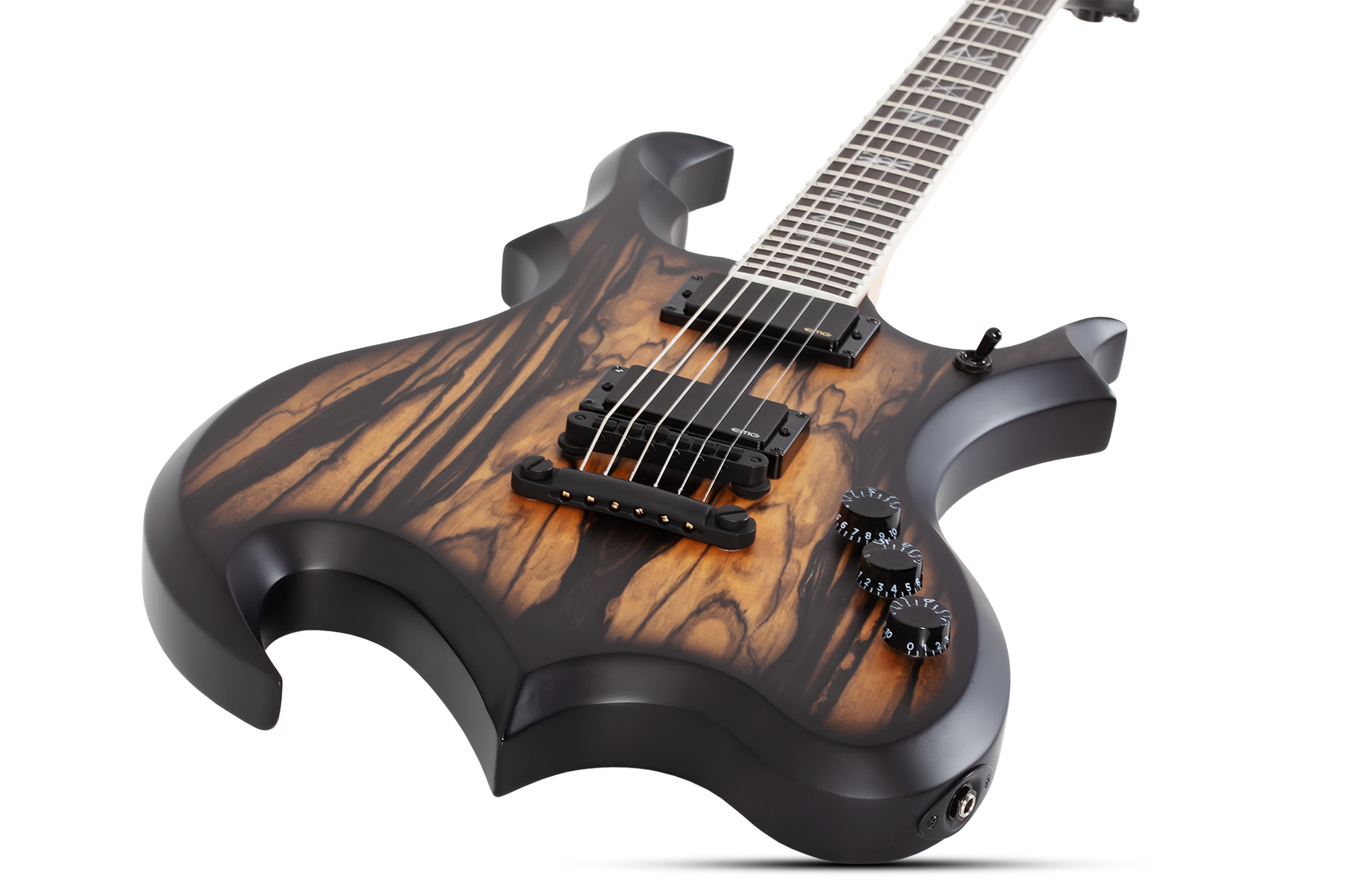 Wrathmaker Pale Moon Ebony Black Burst