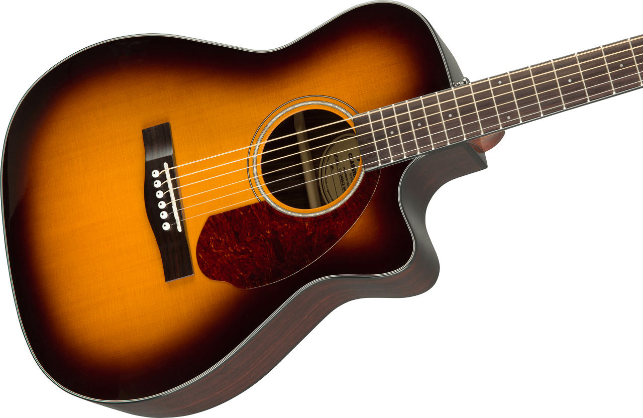 CC-140SCE Concert, Walnut Fingerboard, Sunburst w/case