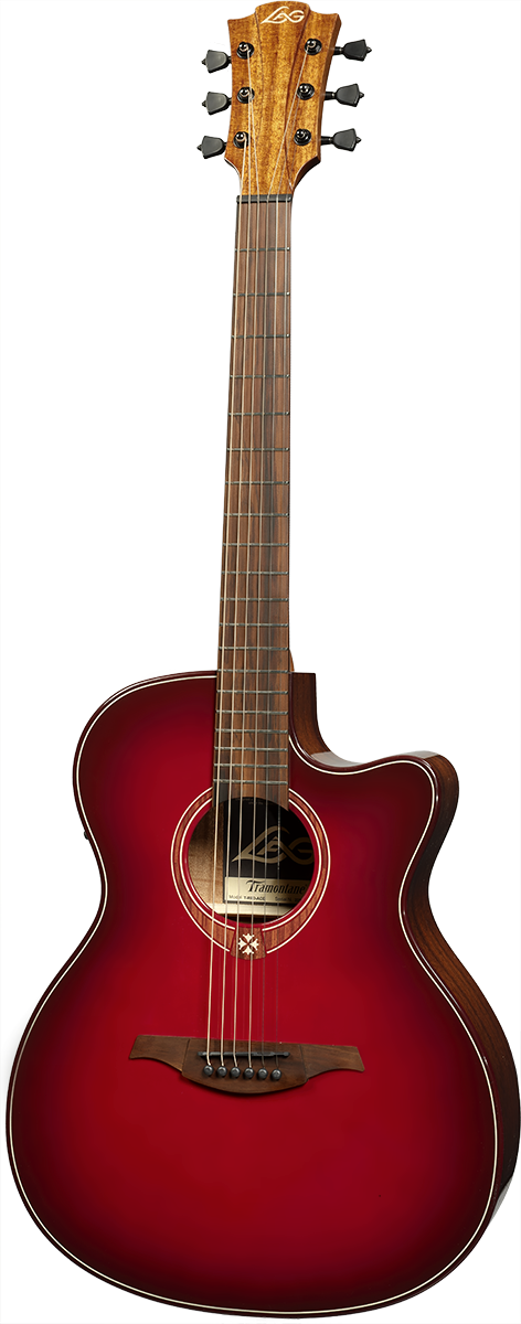T-Red - Tramontane Special Edition Red Auditorium Cutaway Acoustic-Electric