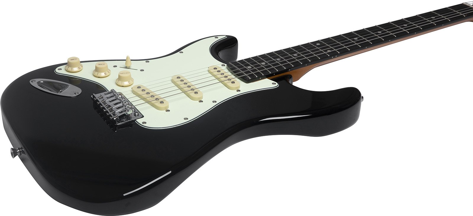 ST-300 Lefty E-Gitarre Black