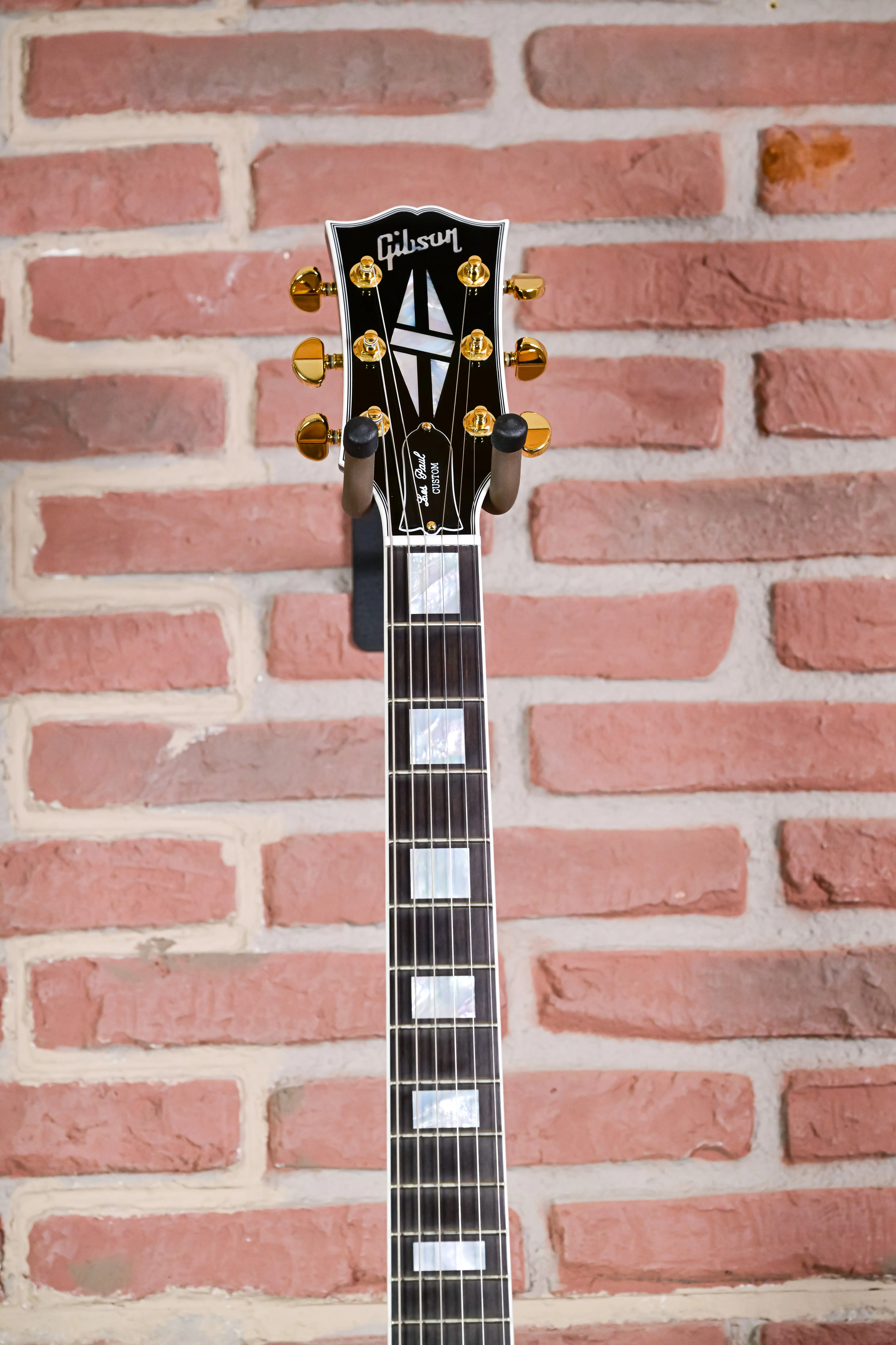 Les Paul Custom Long Scale Ebony Gloss Gold Hardware Custom Shop