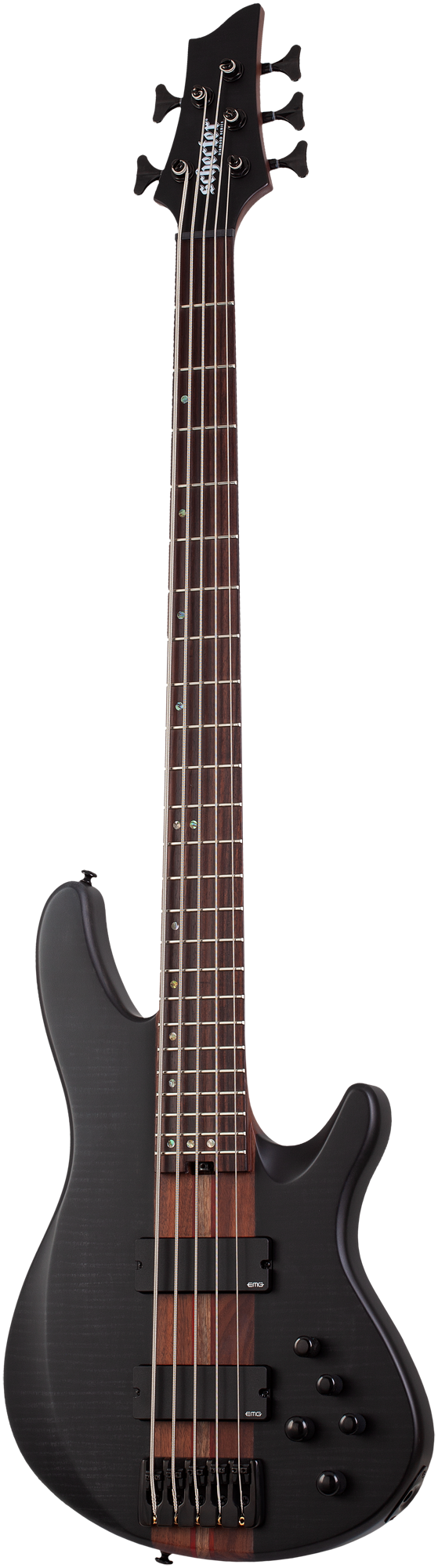 Charles Berthoud CB-5 See-Thru Black Satin E-Bass