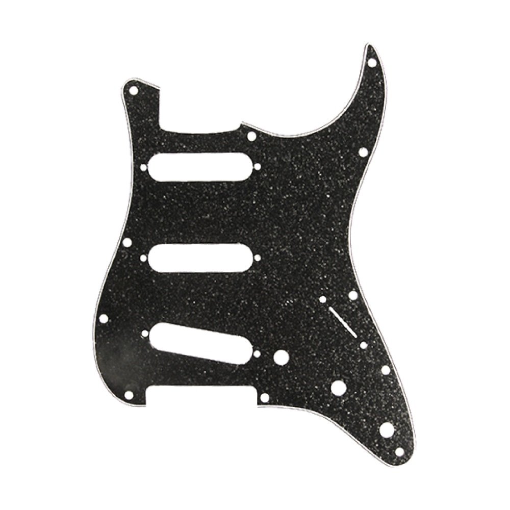 ST-Style SSS Pickguard (DPP ST BKS SSS), Black Sparkle