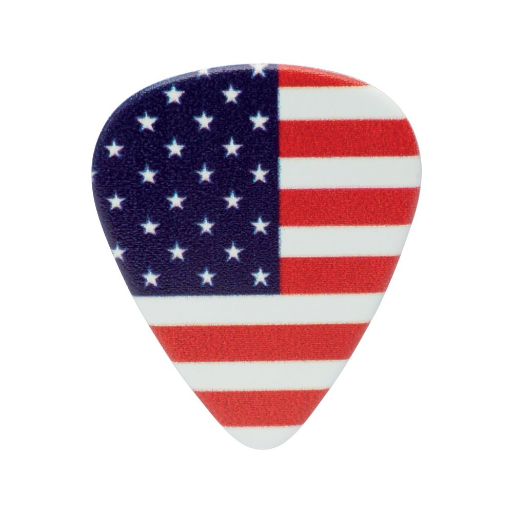 Cool Plecs "Flag" - 351 Shape (RPFLM), 12 pcs Assorted Pick Pack, 0.71 mm