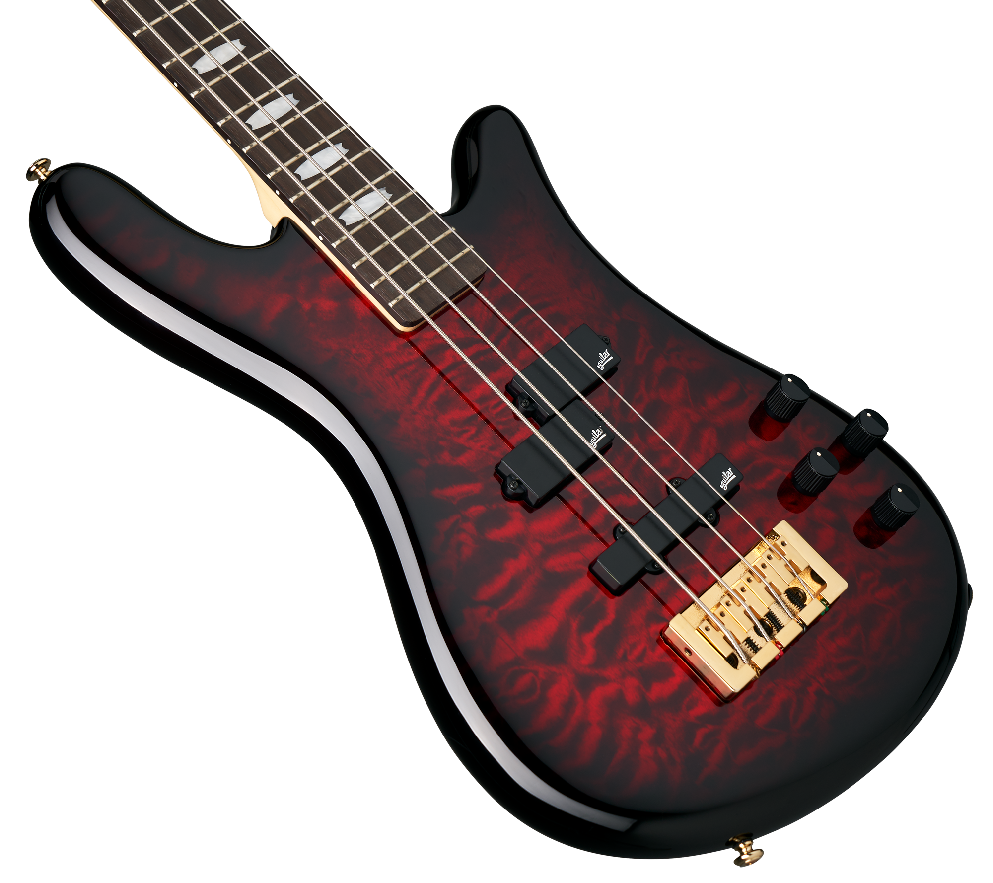 Bassgitarre, Icon NS-2, Bolt-On, Black Cherry Gloss