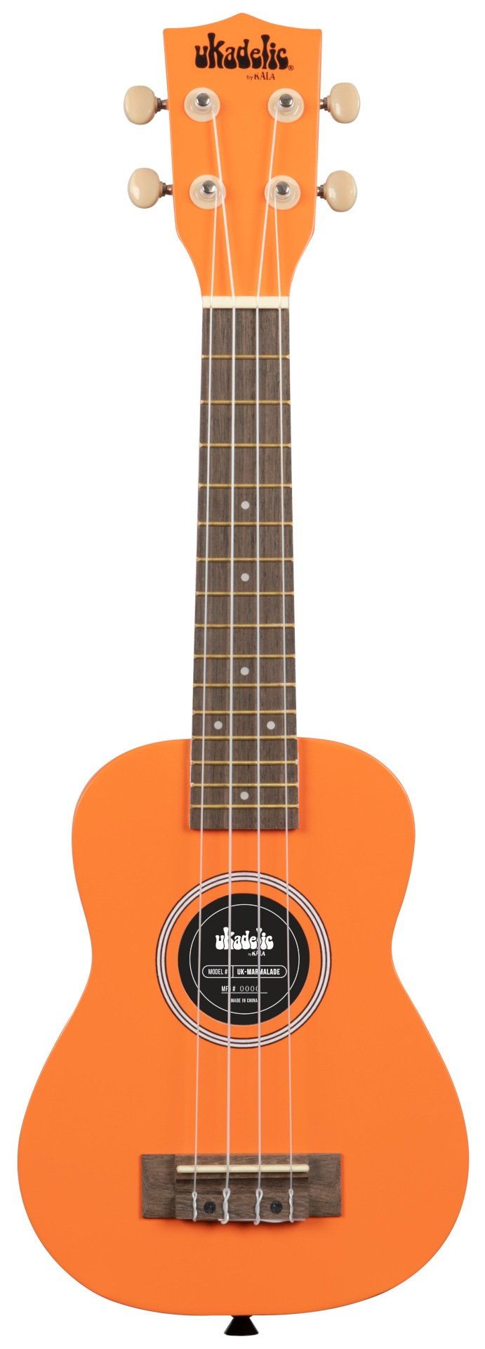 Ukadelic UK-MARMALADE - Marmalade Soprano Ukulele mit Tragetasche
