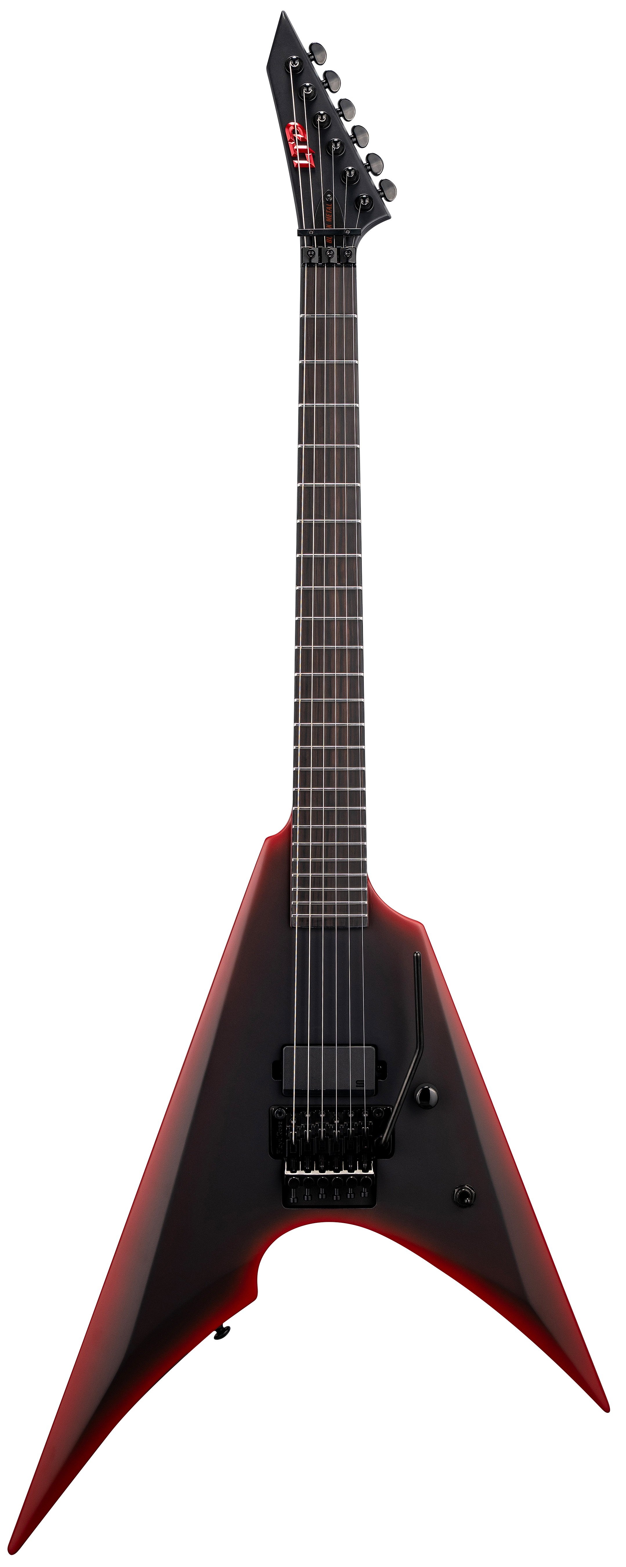 Arrow Black Metal II Black Red Burst Satin E-Gitarre