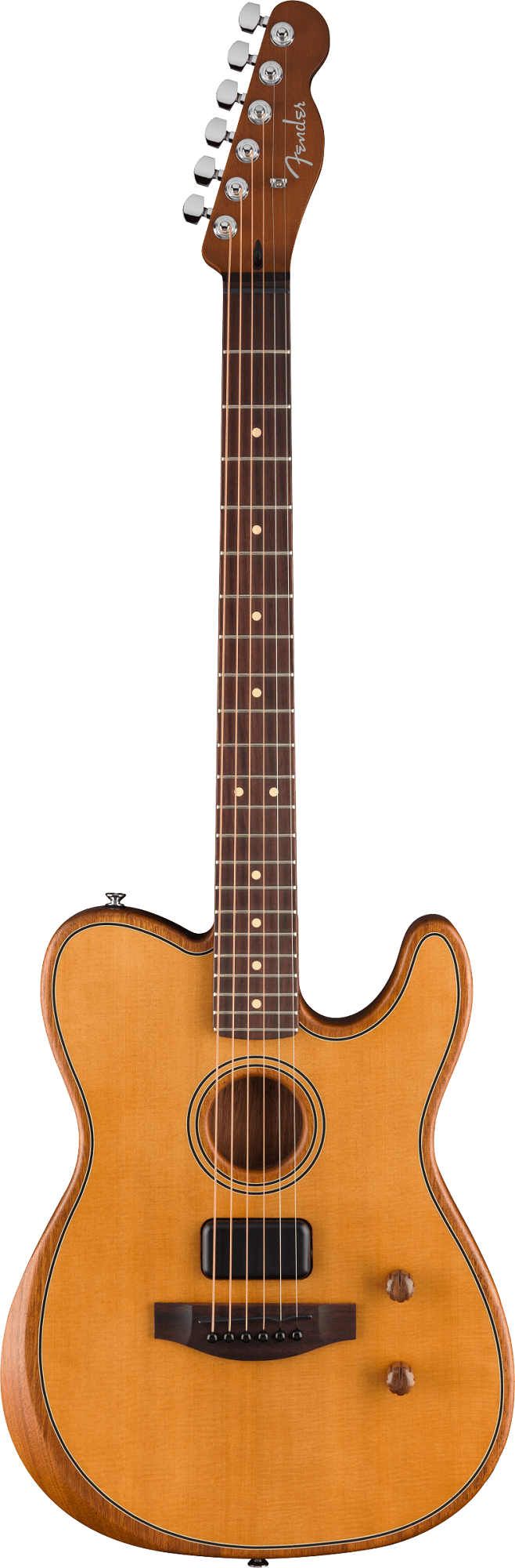 Acoustasonic Standard Telecaster, Aged Natural