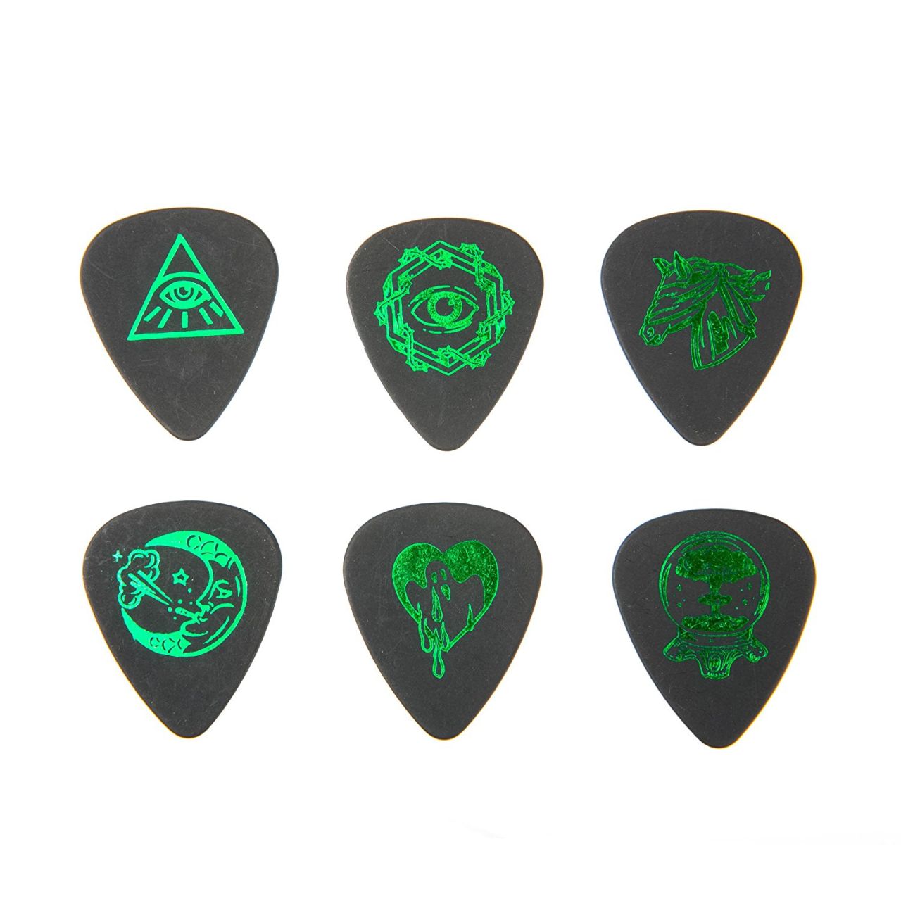 DUNLOP I Love Dust, Pick Tin, Green