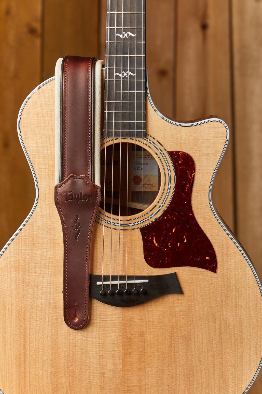 Gitarrengurt Renaissance Medium Brown Leather Strap