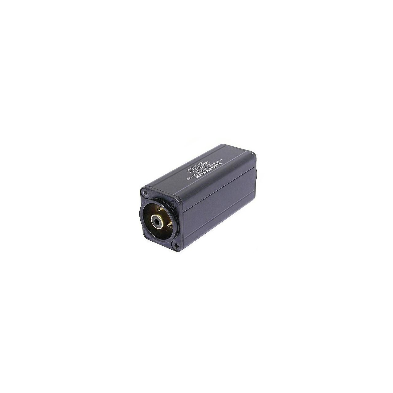 Neutrik NA2M-D0B-TX -  Transformator Symmetrie Adapter, 3-poliger XLR Stecker - Cinch / Phono Buchse