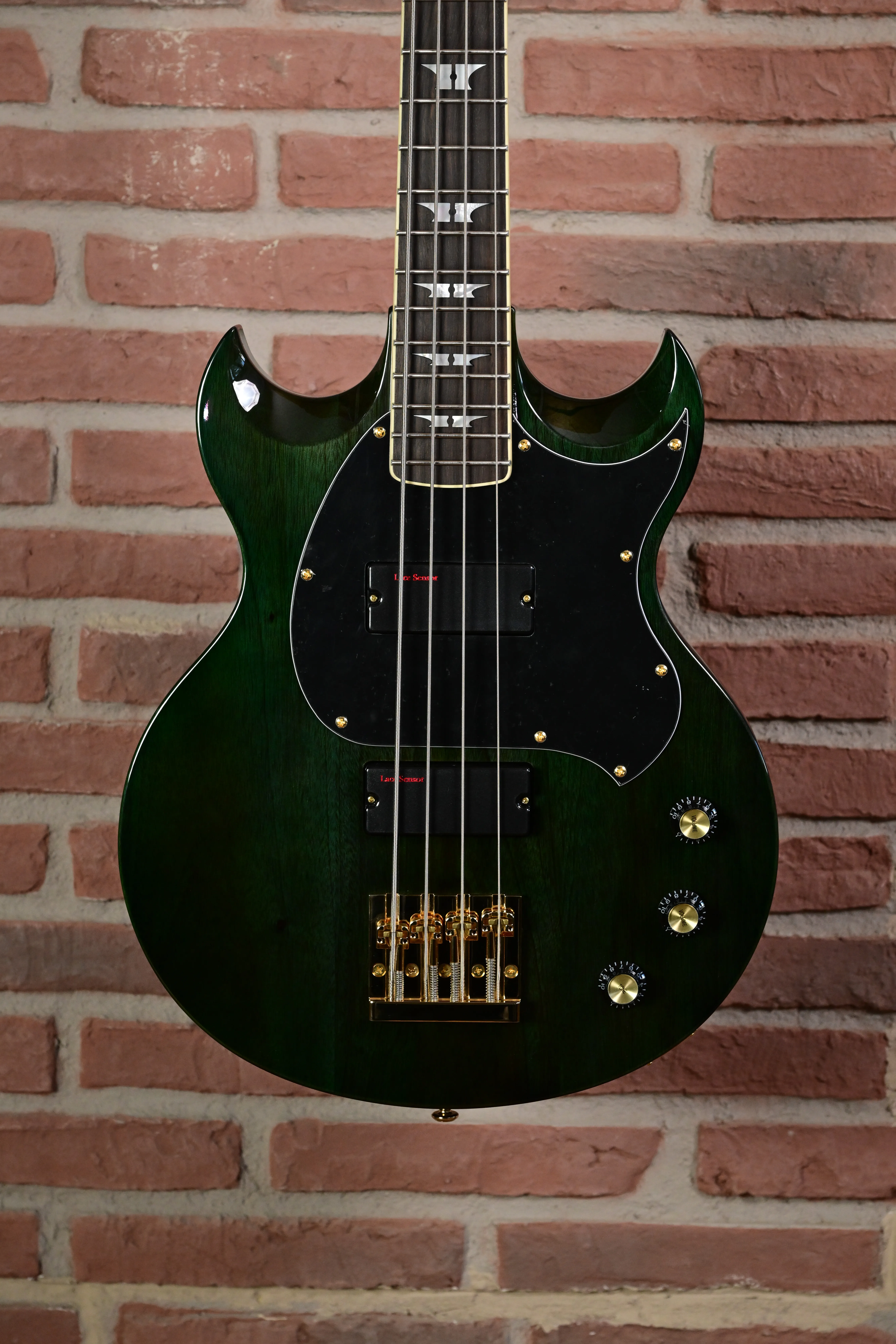 Warlord Bass Transparent Emrald  Green
