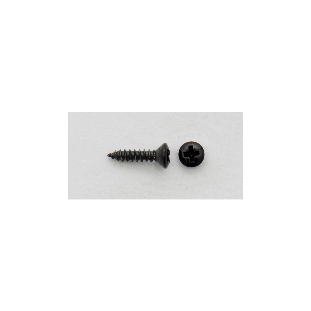 SR05B Humbucker Rahmenschraube, kurz, 2,2 x 9,5 mm, schwarz