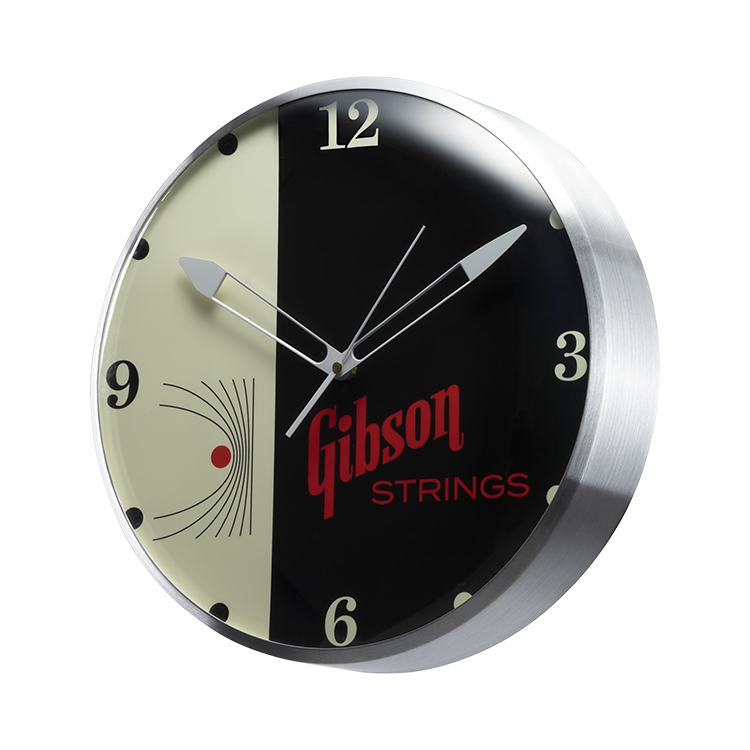 Vintage Lighted Wall Clock - Strings