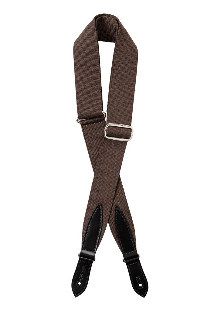 Gitarrengurt Baumwolle Brown